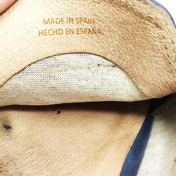 Pikolinos Shoes Womens 10/10.5 Mules Bari Blue Leather Boho Slip On 41 - Picture 9 of 10